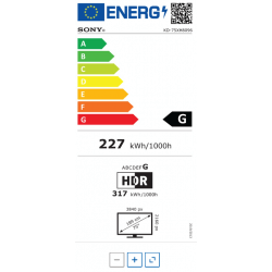 TV 4K Ultra HD HDR LED 75" | SONY