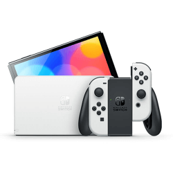 Location Nintendo Switch Néon OLED Blanc - UZ'it