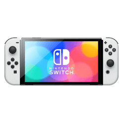 Location Nintendo Switch Néon OLED Blanc - UZ'it