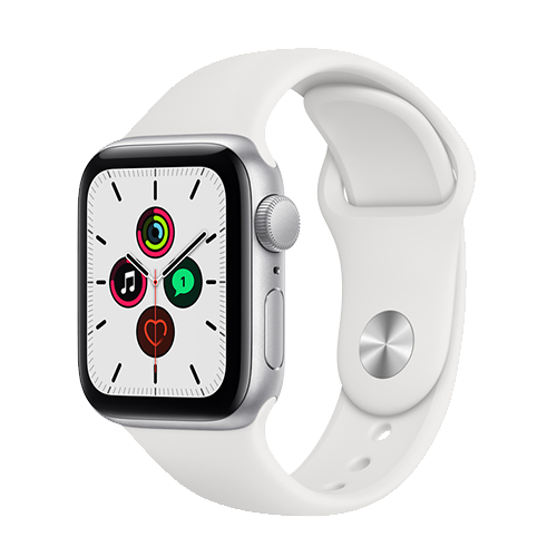 Location APPLE Watch SE boîtier en Aluminium Argent bracelet Sport Blanc | APPLE