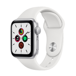 Location APPLE Watch SE boîtier en Aluminium Argent bracelet Sport Blanc | APPLE