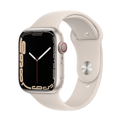Location APPLE Watch Series 7 boîtier en Aluminium Lumière Stellaire bracelet Sport Lumière Stellaire | APPLE