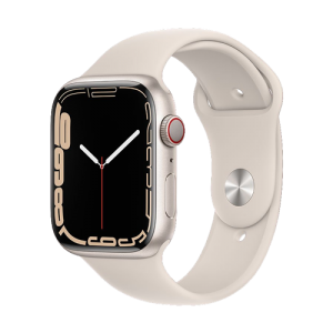 Location APPLE Watch Series 7 boîtier en Aluminium Lumière Stellaire bracelet Sport Lumière Stellaire | APPLE