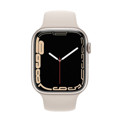 Location APPLE Watch Series 7 boîtier en Aluminium Lumière Stellaire bracelet Sport Lumière Stellaire | APPLE